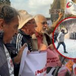 Conmemoran 57 años de la matanza del 68; encapuchados hacen destrozos