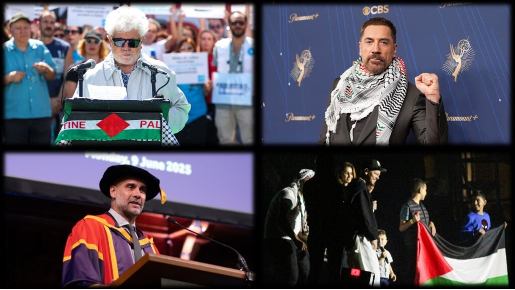 Artistas y deportistas alzan la voz para condenar la masacre en Palestina