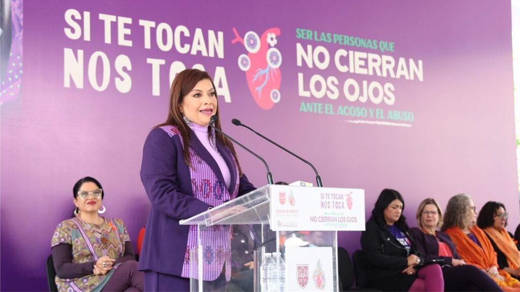 Clara Brugada pone en  marcha la campaña “Si te tocan, nos toca”; una Ciudad de México libre de violencia contra las mujeres