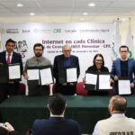 IMSS Bienestar y CFE firman acuerdo de colaboración para la instalación de puntos de internet gratuito en clínicas y centros de salud