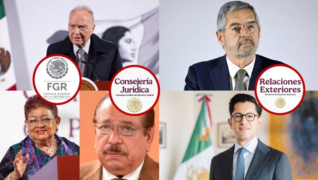 Godoy, encargada de despacho en FGR; Roberto Velasco asume en SRE