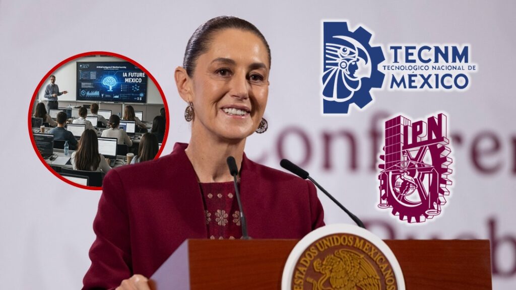 Capacitarán a jóvenes en tecnología digital; “el objetivo es que México no se quede atrás”, destaca Sheinbaum