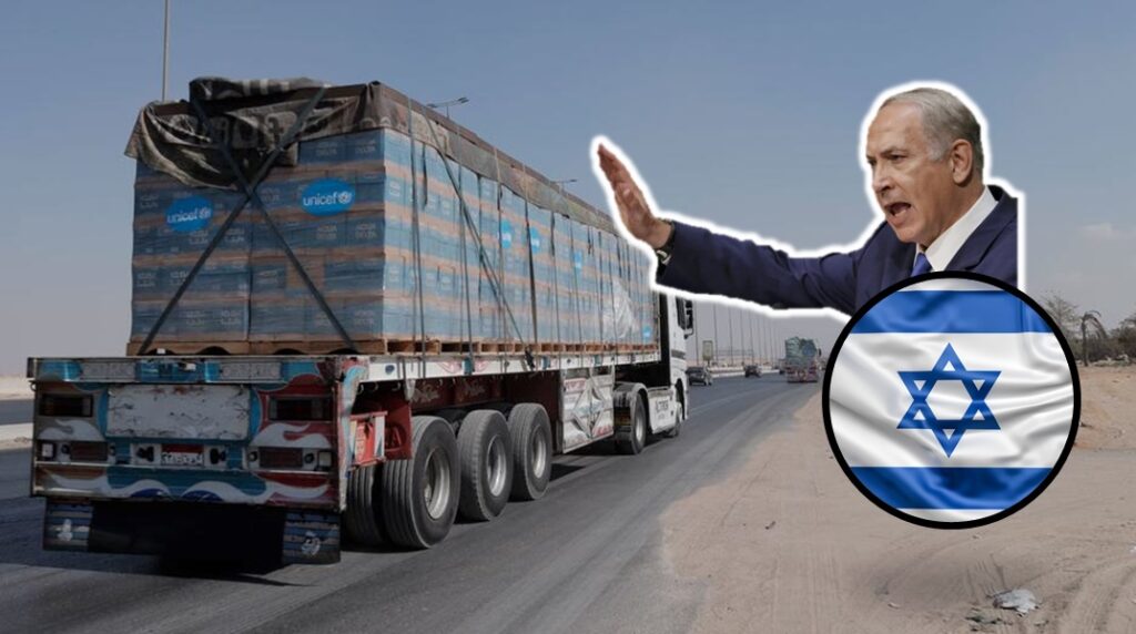 En flagrante violación del acuerdo de paz en Gaza, Israel permite sólo una cuarta parte de la ayuda humanitaria