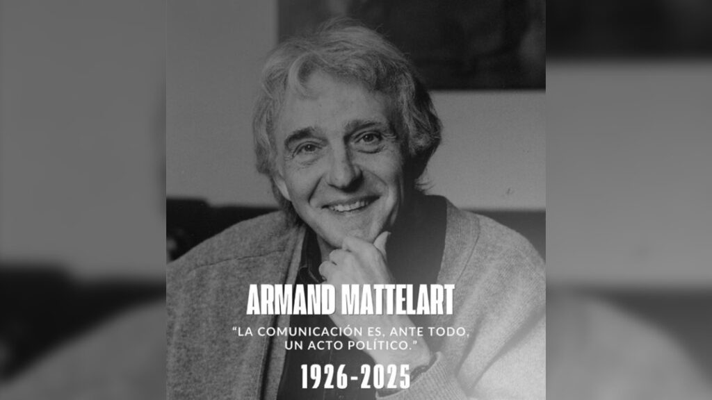 Murió Armand Mattelart, pensador que pugnó por democratizar la comunicación