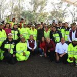 La Jefa del Ejecutivo Federal encabezó la entrega de cuatro trenes de pavimentación para los municipios de Chalco, Chimalhuacán, Tlalnepantla y Valle de Chalco