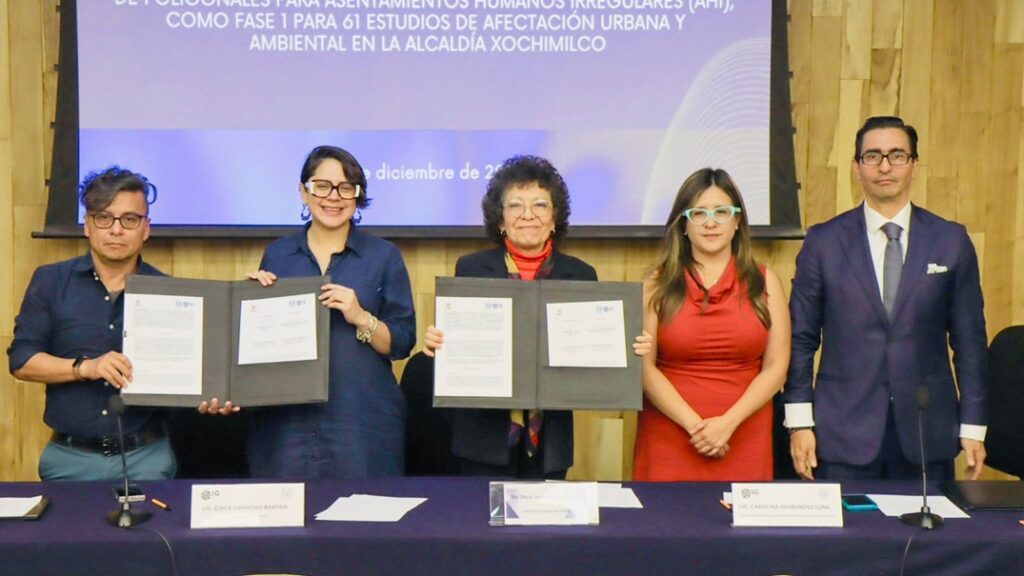 Xochimilco y la UNAM hacen historia y avanzan en certeza jurídica para miles de familias