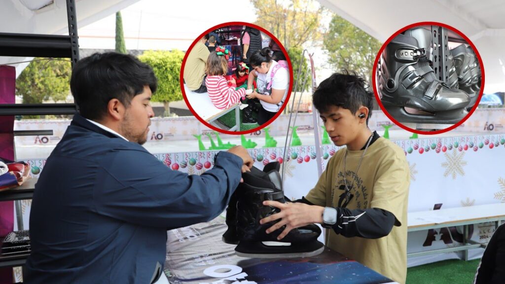 Alcaldía Álvaro Obregón inaugura pista de hielo para toda la familia