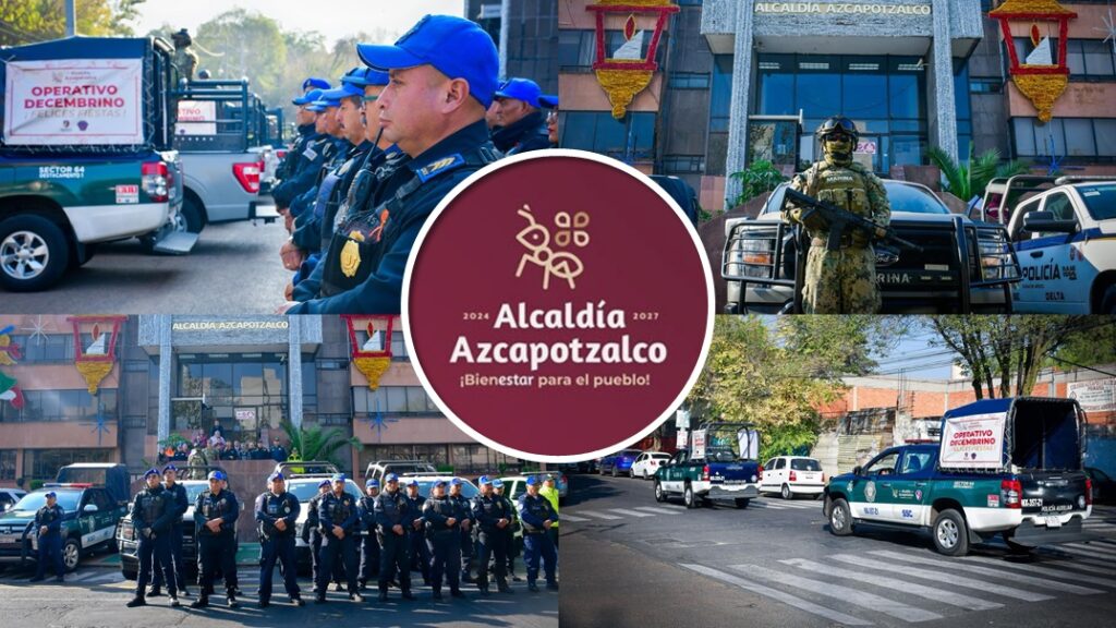 Arranca Operativo Decembrino por la seguridad en Azcapotzalco