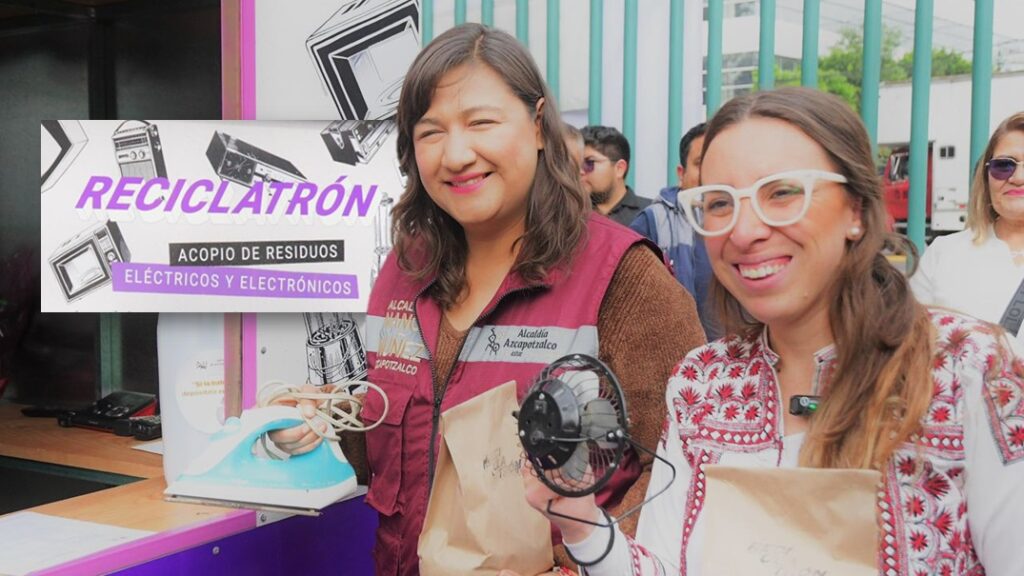 Abre en Azcapotzalco primer Reciclatrón permanente en la Ciudad de México