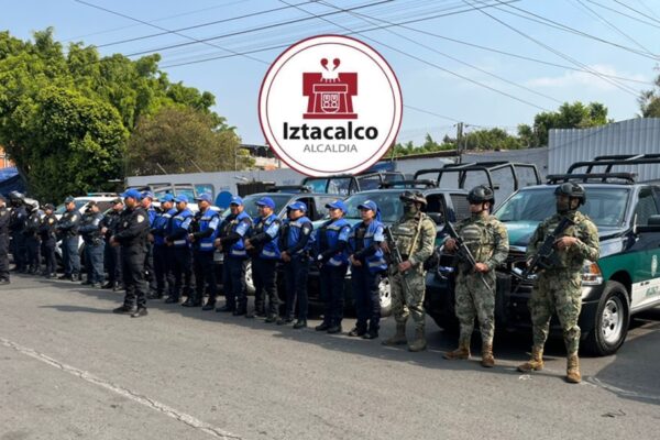 Refuerzan seguridad con operativos coordinados entre Policía Auxiliar, SSC-CDMX, Semar y personal de la alcaldía