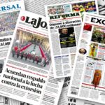 Desdeñan diarios opositores a la 4T el Acuerdo Nacional contra la Extorsión