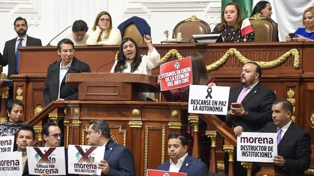 Diputados del Congreso Capitalino aprueban la extinción del INFO; los derechos siguen intactos: Morena