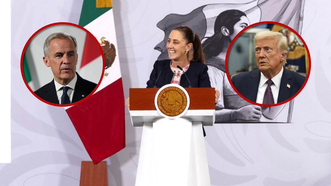 Confirma Sheinbaum reuniones este viernes con Trump y Carney en EU