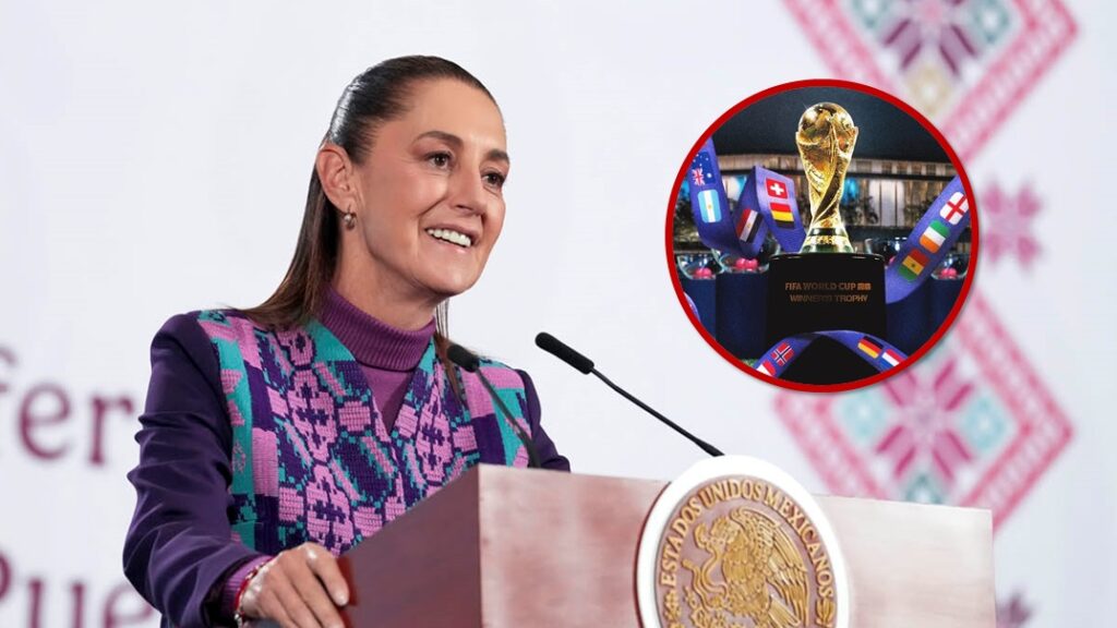 Sheinbaum irá al sorteo del Mundial 2026; no descarta breve reunión con Trump