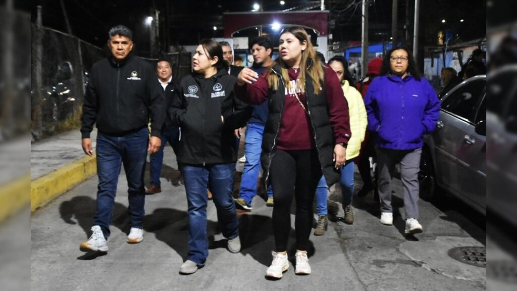 Refuerzo de seguridad y entornos dignos; nuevas luminarias en la Unidad Habitacional Herradura Tlaxcanes en Tláhuac