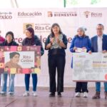 Gobierno de México entrega Becas Rita Cetina a estudiantes de secundaria en Azcapotzalco