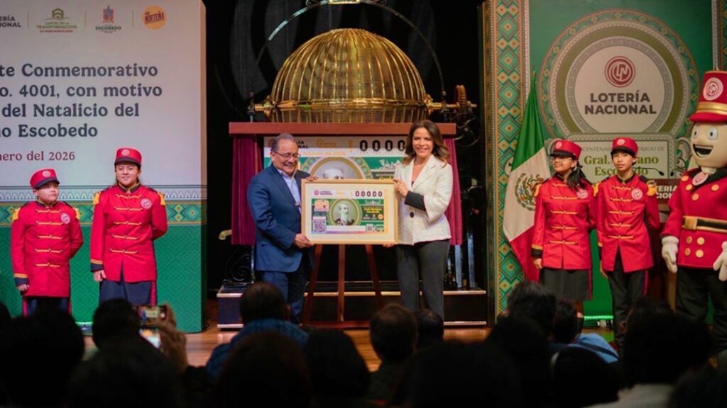 Lotería Nacional rinden homenaje al Gral. Mariano Escobedo en el bicentenario de su natalicio