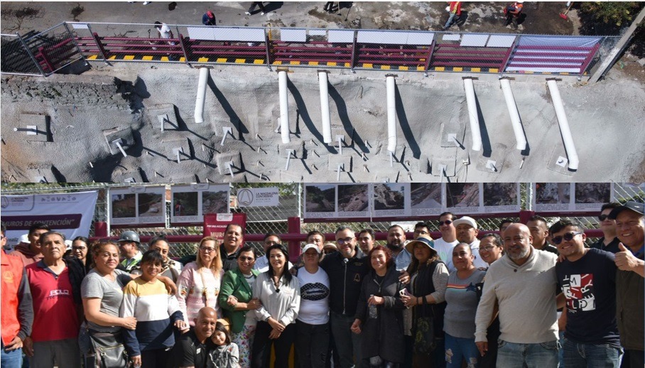 La Magdalena Contreras fortalece su infraestructura con muros de contención