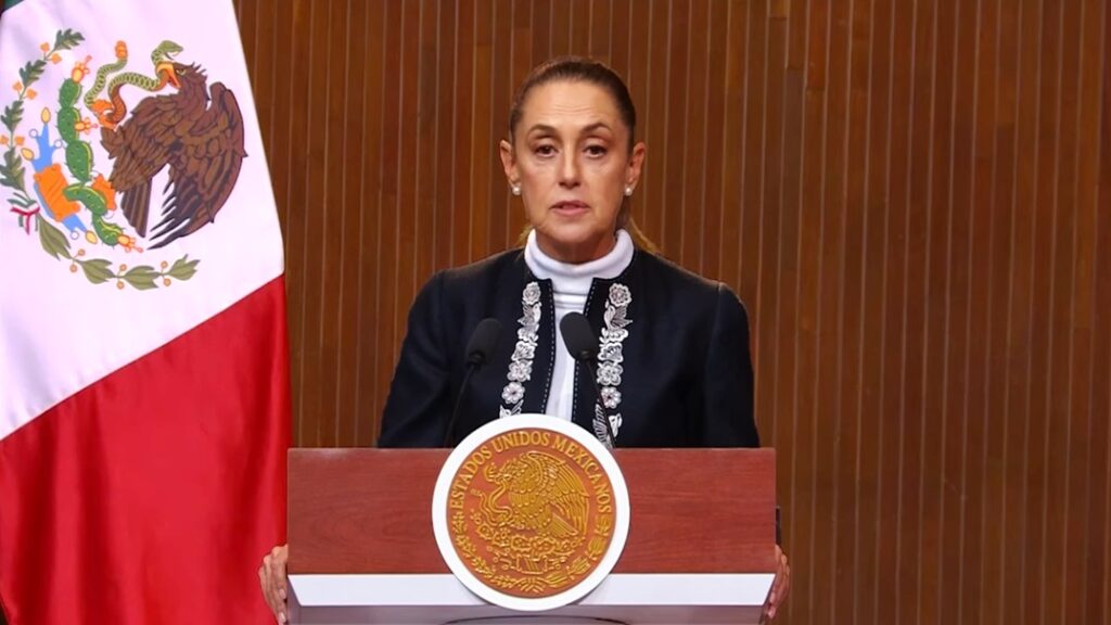 Sheinbaum reivindica la soberanía nacional en Querétaro: “México no se doblega”