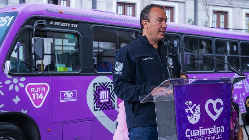 Cuajimalpa lanza “María”, el primer transporte exclusivo para mujeres en la alcaldía