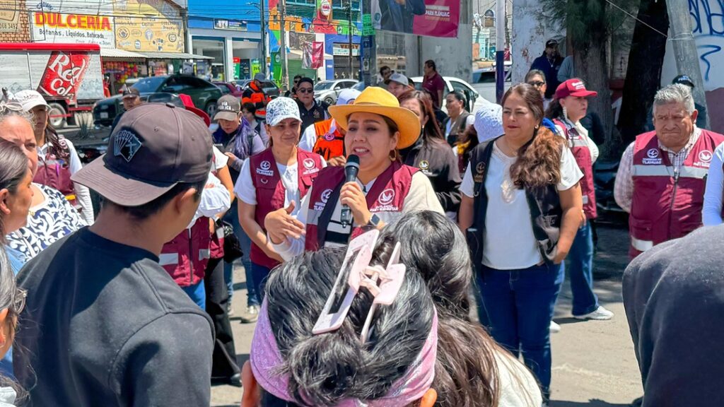 Tequio masivo en la colonia La Conchita, de Tláhuac