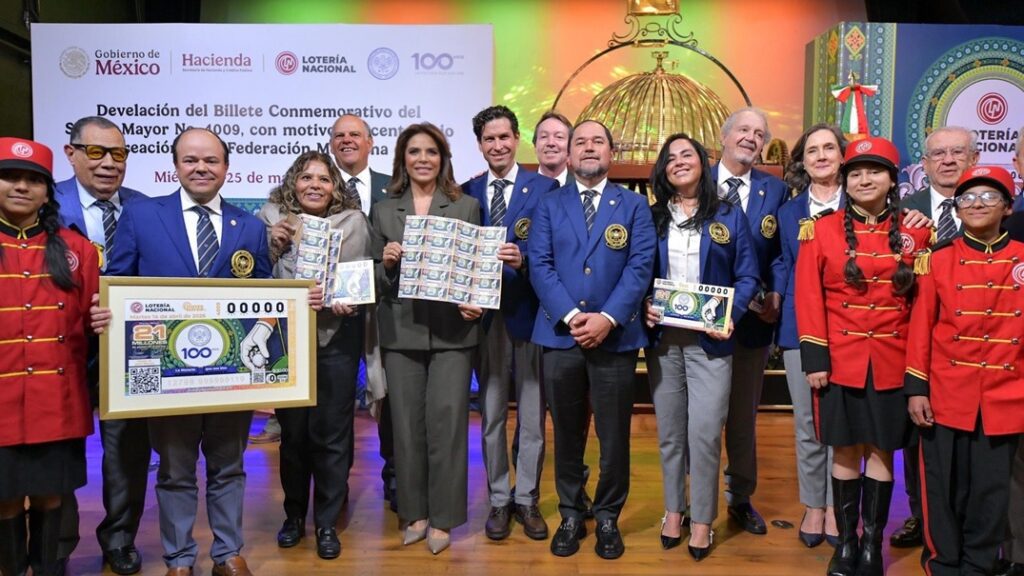 Lanzan billete de lotería por los 100 años de la Federación Mexicana de Golf, parte esencial de la transformación nacional