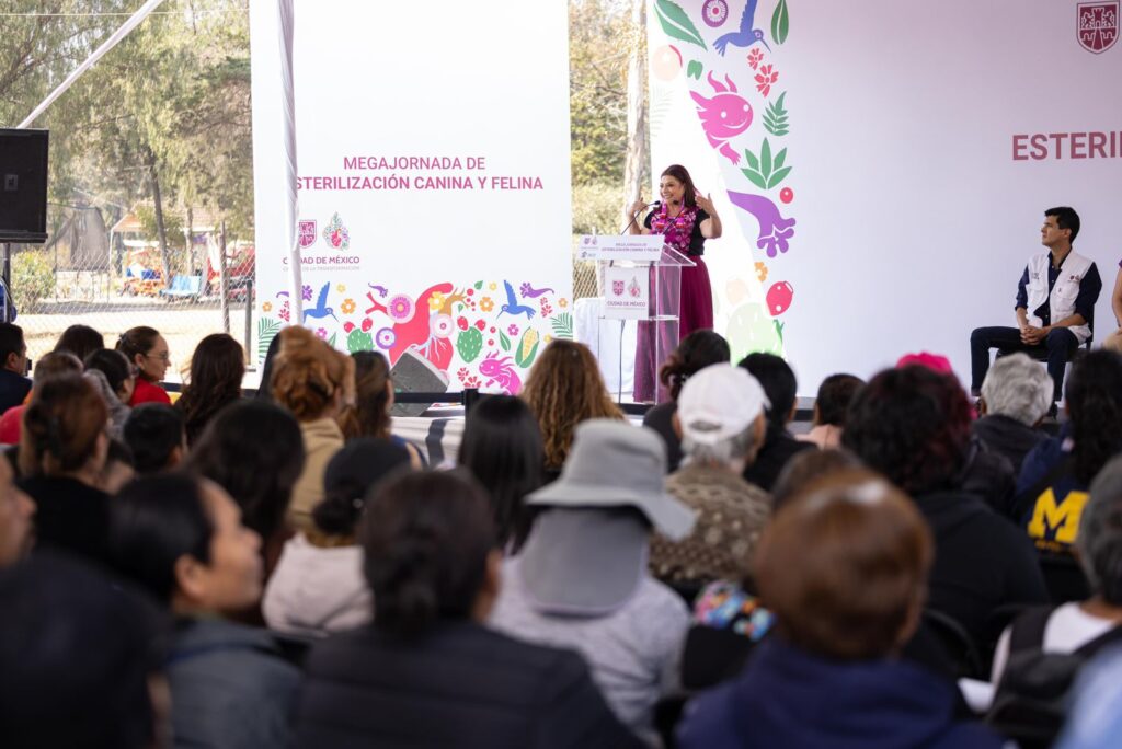 Clara Brugada anuncia plan histórico de bienestar animal: clínicas, hospitales y servicios gratuitos