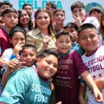 PRESENTACIÓN DEL CHATBOT XOLI Y LA INAUGURACIÓN DE CANCHAS DE FUTBOL EN IZTAPALAPA, COMO PARTE DEL PROGRAMA “UN MUNDIAL DONDE LA PELOTA VUELVE A CASA”.