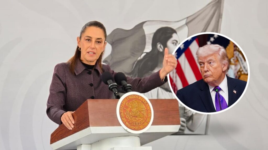 Sheinbaum revira a Trump controlen el flujo de armas a México y bajen su consumo de drogas