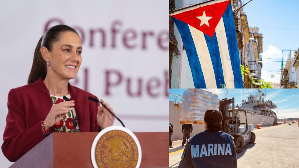 Sheinbaum reitera apoyo a Cuba; garantiza transparencia en envíos de petróleo