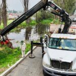 Alcaldía Tláhuac mitiga riesgos por lluvias con limpieza de canales y conectores principales