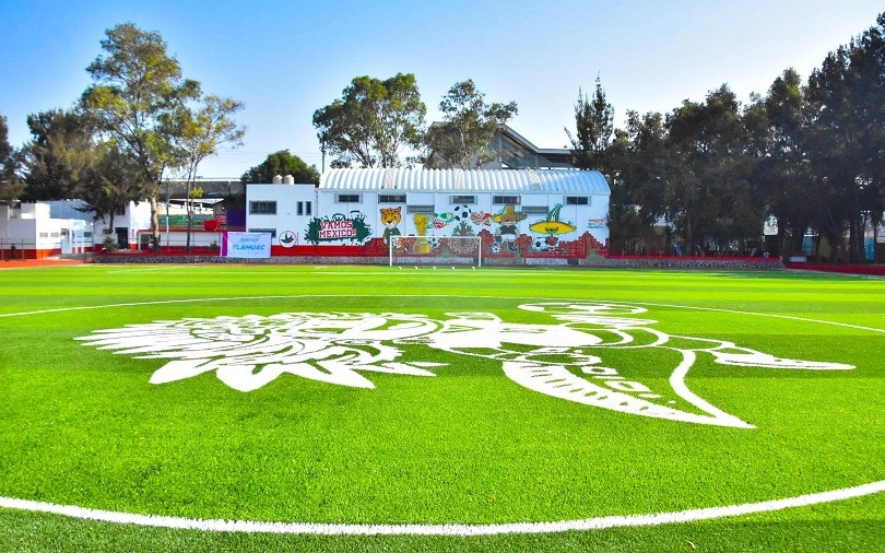 Inauguran cancha de fútbol en el deportivo Zapotitlán