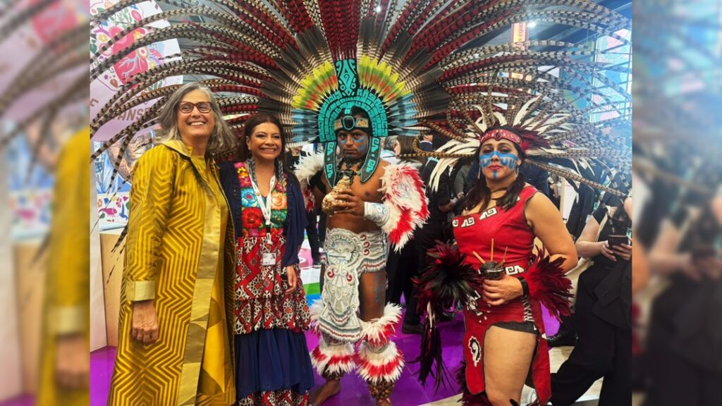 Inaugura Clara Brugada Molina el Pabellón de las Utopías, en el marco del Foro Urbano Mundial, en Azerbaiyán
