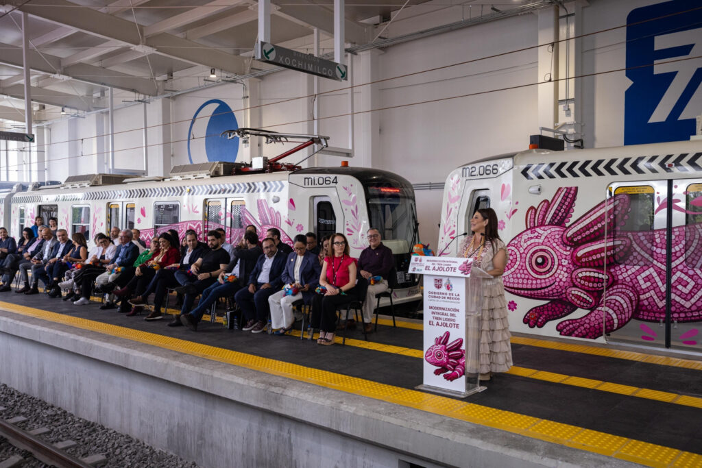 La modernización del Tren ligero “El Ajolote”, permitirá duplicar su capacidad
