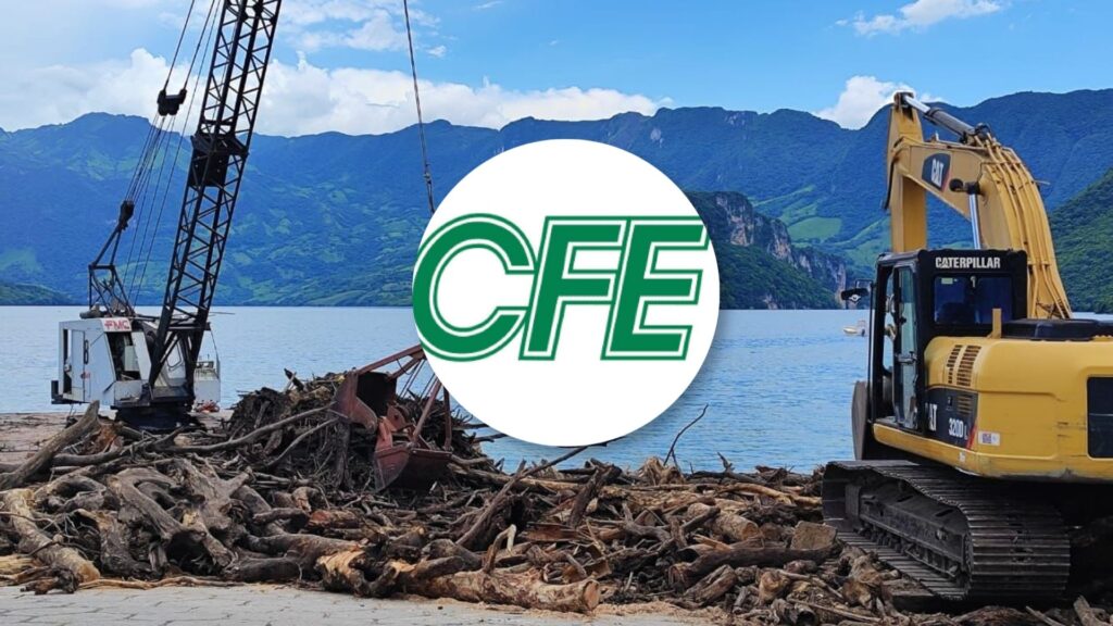 CFE realiza limpieza del Río Grijalva en favor de la justicia energética