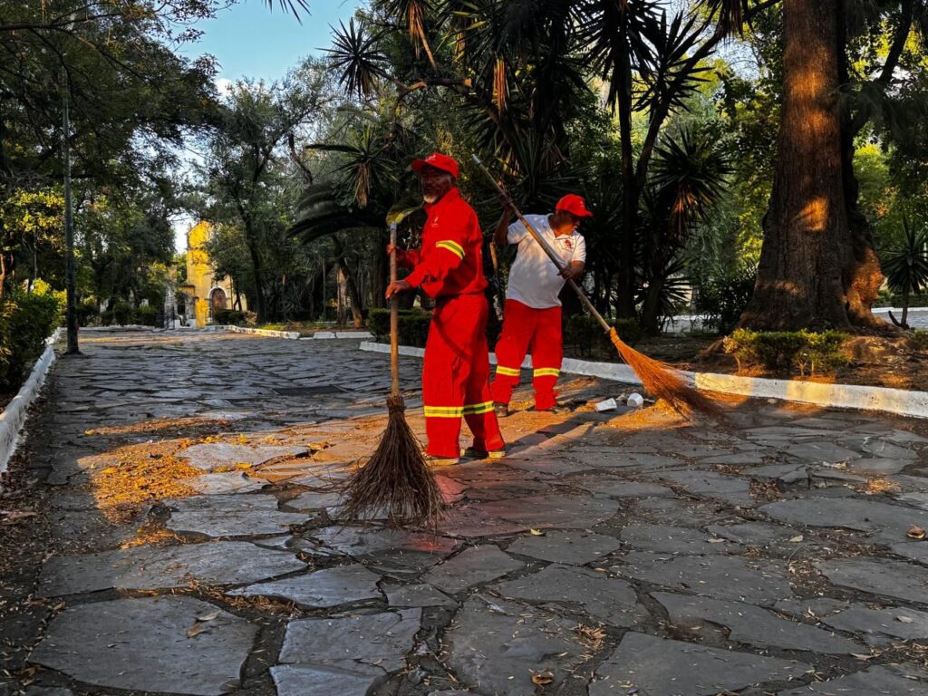 Nancy Núñez lanza estrategia de mantenimiento para el Centro Histórico de Azcapotzalco