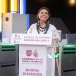 Entrega Clara Brugada renovación de estaciones de la Línea 2 del Metro; con inversión de 2 mil 200 mdp