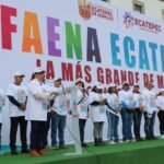Participan miles en Faena Ecatepec, la más grande de México