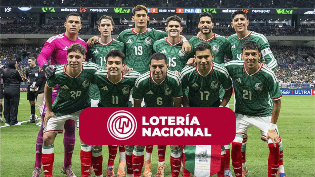 Sale a la venta el cachito de la Selección Nacional de Futbol 2026 emitido por Lotería Nacional