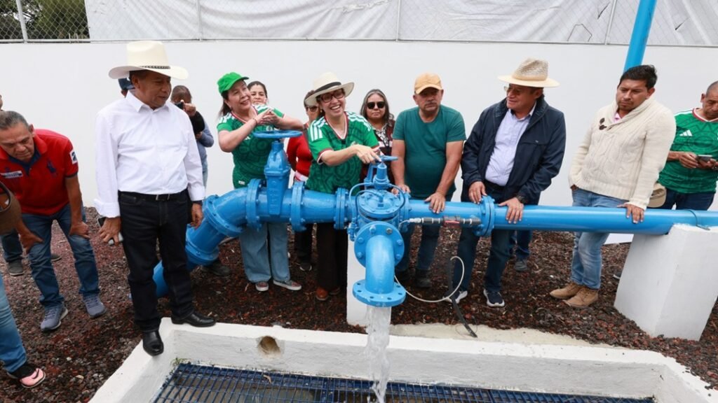 Abrir la llave y que caiga agua, una realidad en la Quinta Zona