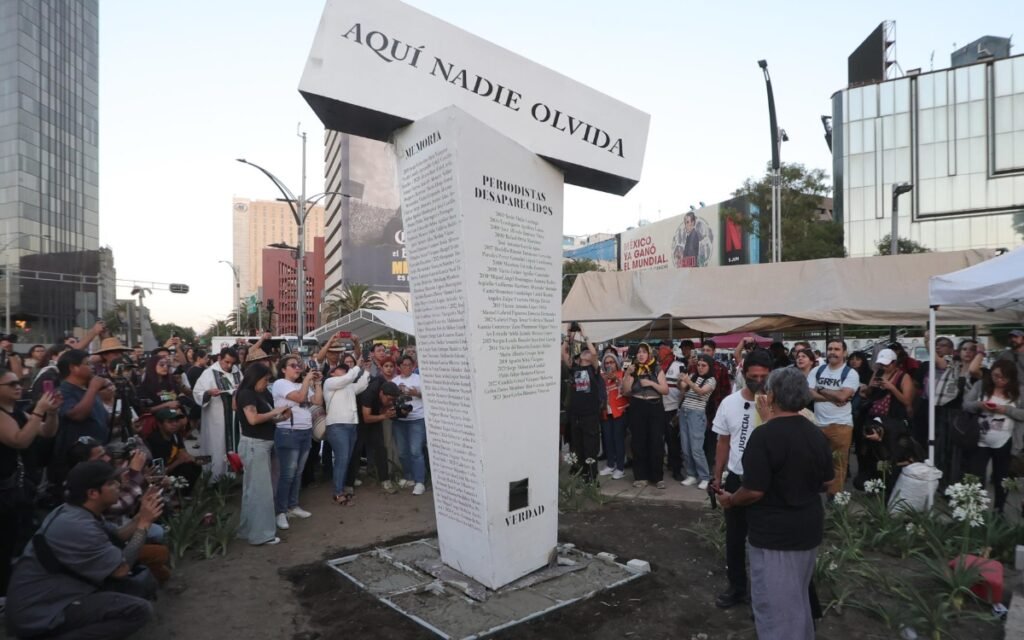 “Anti-monumento” por la memoria y justicia para periodistas