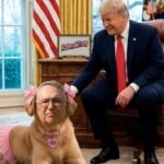 El amo y su perrita