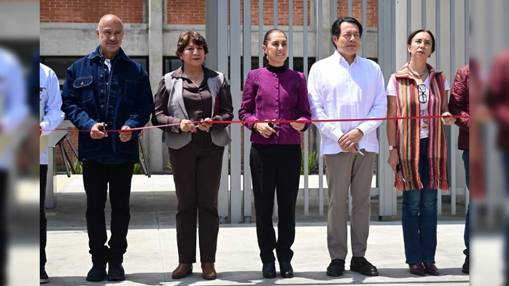 Presidenta Claudia Sheinbaum y Gobernadora Delfina Gómez inauguran Centro de Bachillerato Tecnológico Agroindustrial