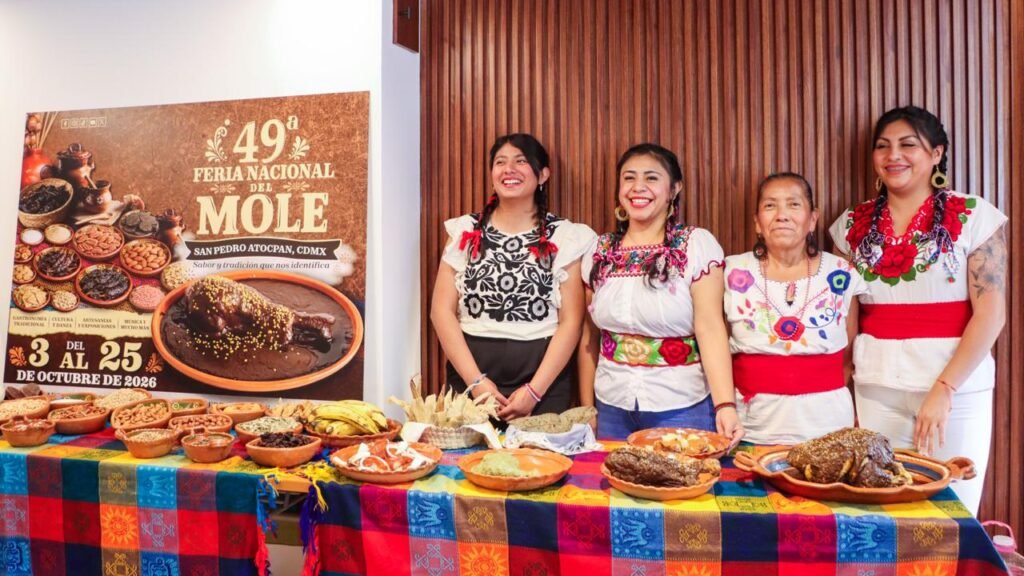 Del 3 al 25 de octubre, se realizará la Edición XLIX de la “Feria Nacional Del Mole Atocpan 2026”