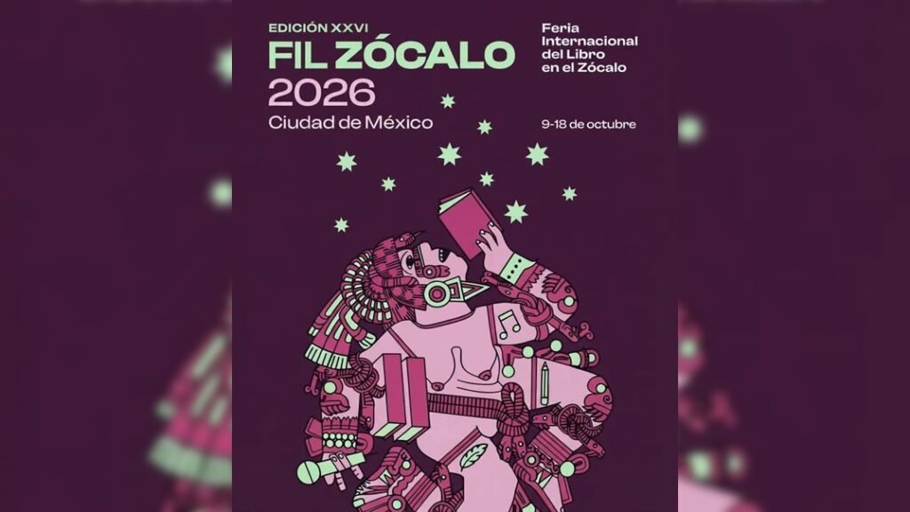 La XXVI Feria Internacional del Libro en el Zócalo llega este viernes 9 de octubre a la Plaza de la Constitución